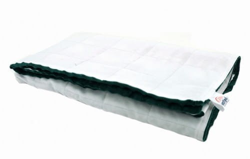 A-TYPISCH Professional – Gewichtsdecke Elegant – Weiß Soft Minky Edition 135×200 cm
